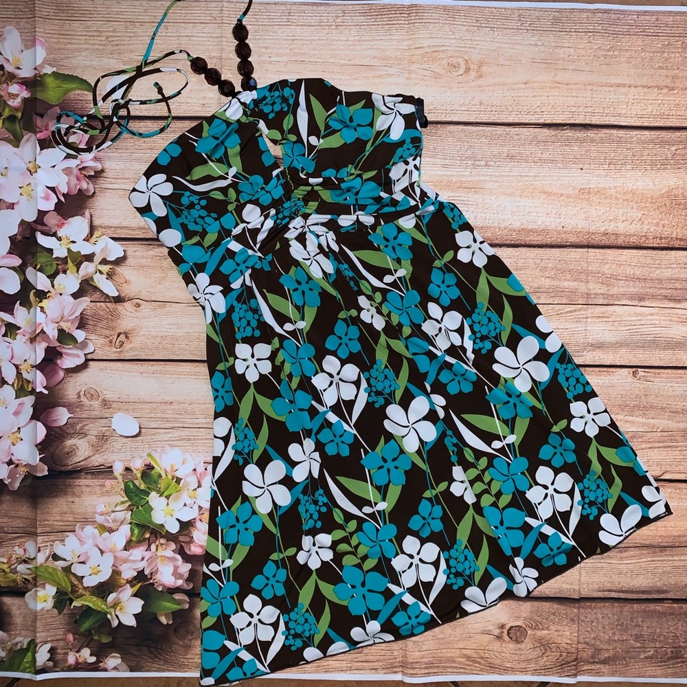 Rampage Floral Halter Dress.